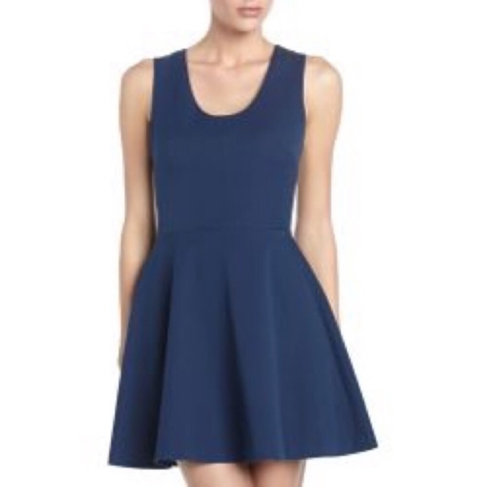 NWT size 12 Robert Rodriguez Leather Back dress